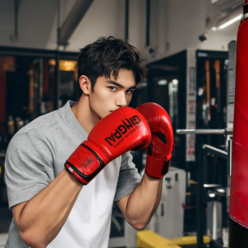 Gants de boxe pour enfants et femmes, entraînement au combat Sanda, poings pour enfants, sacs de sable pour hommes adultes, combat, Muay Thai