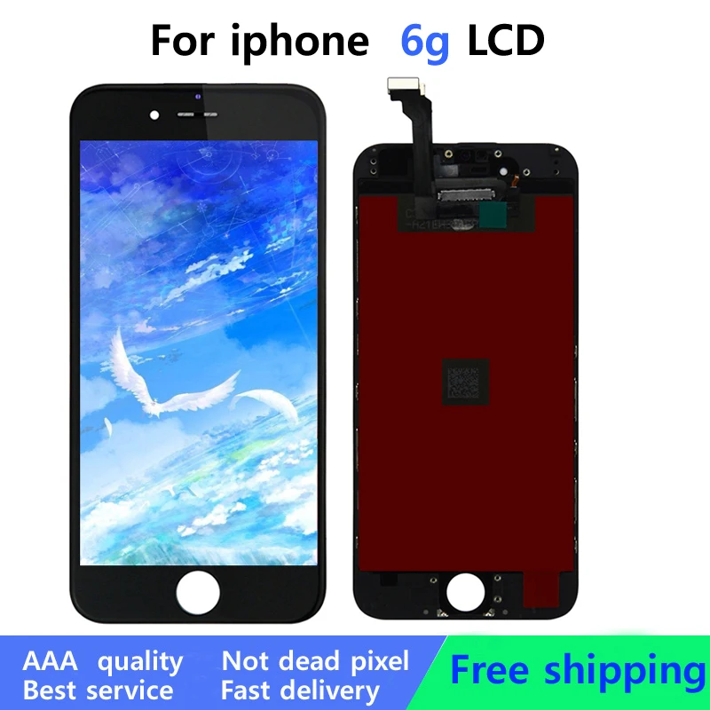 

AAA Quality LCD For iPhone 6 6G LCD Display Touch Screen Replace LCD With Original Digitizer Assembly Replacement Parts