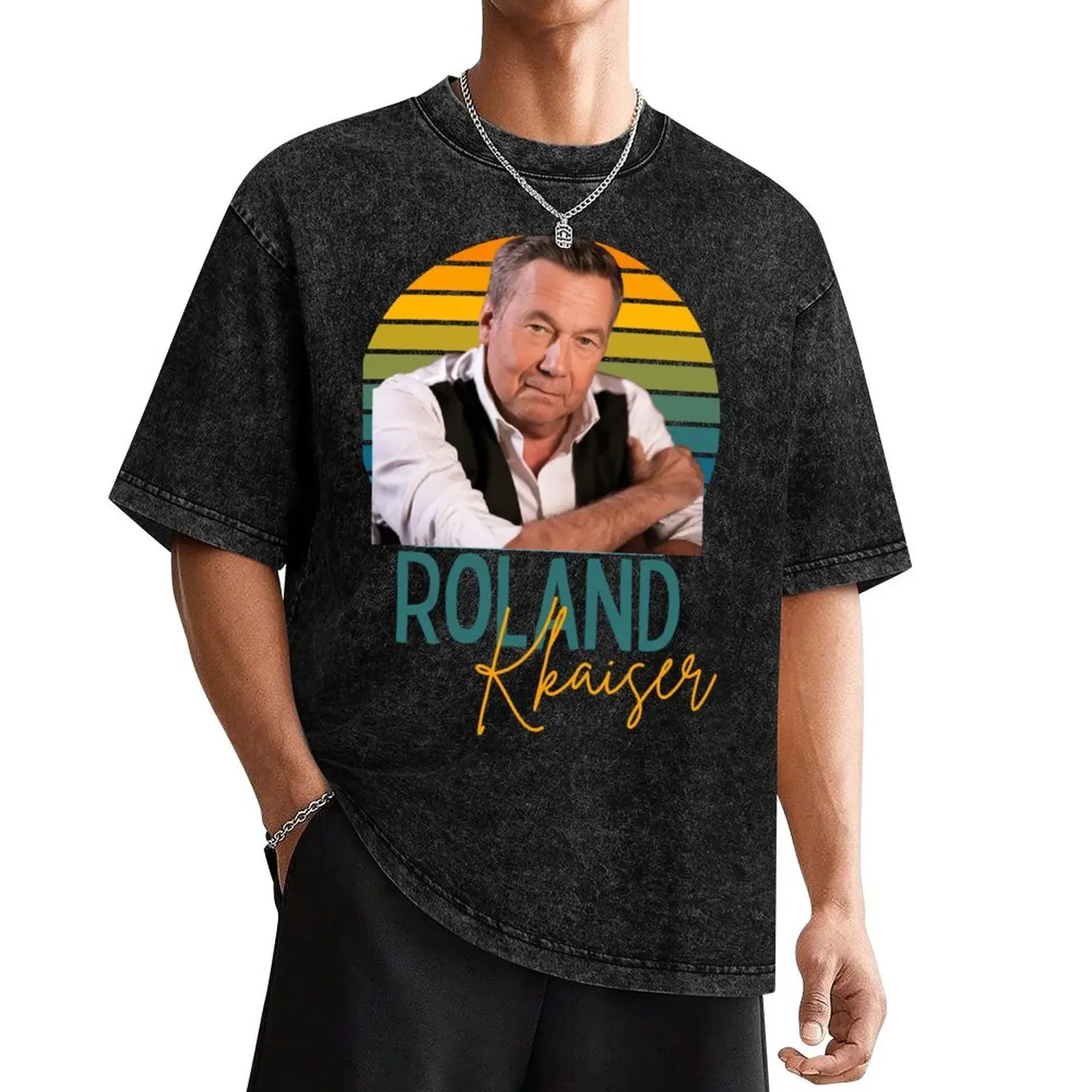 Roland kaiser - rip Roland kaiser - rest in peace Roland kaiser T-Shirt tees kawaii clothes mens white t shirts