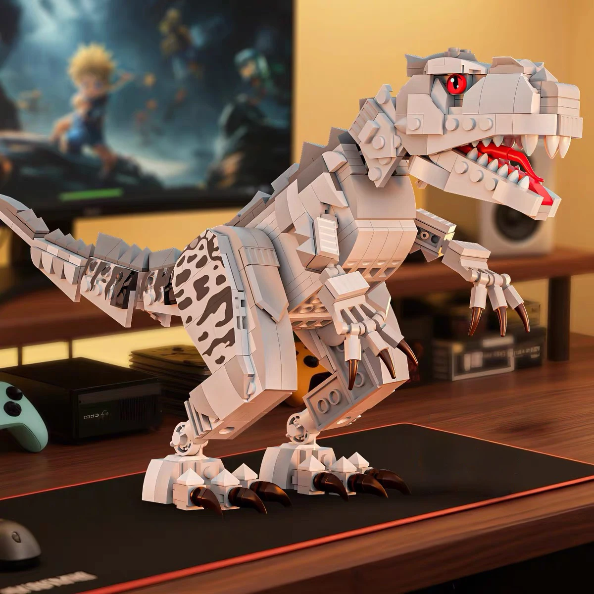 

Dinosaur Building Blocks World Set with Secret Models Animal Construction Toys for Boys Girls Kids Christmas Gift