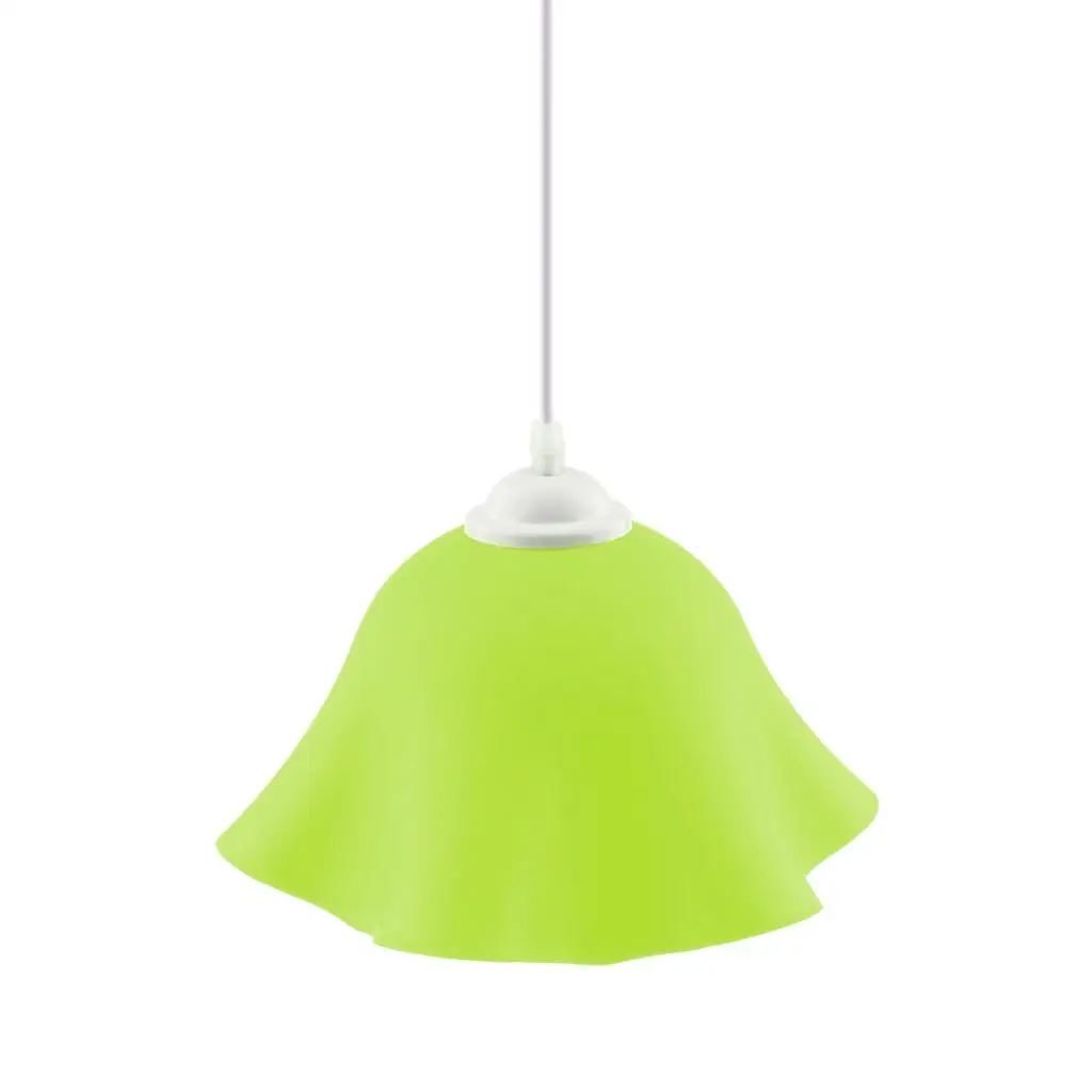 PVC Flower Lamp Shade Hanging Light Cover Modern Pendant Shade E27 for Living Room Lighting