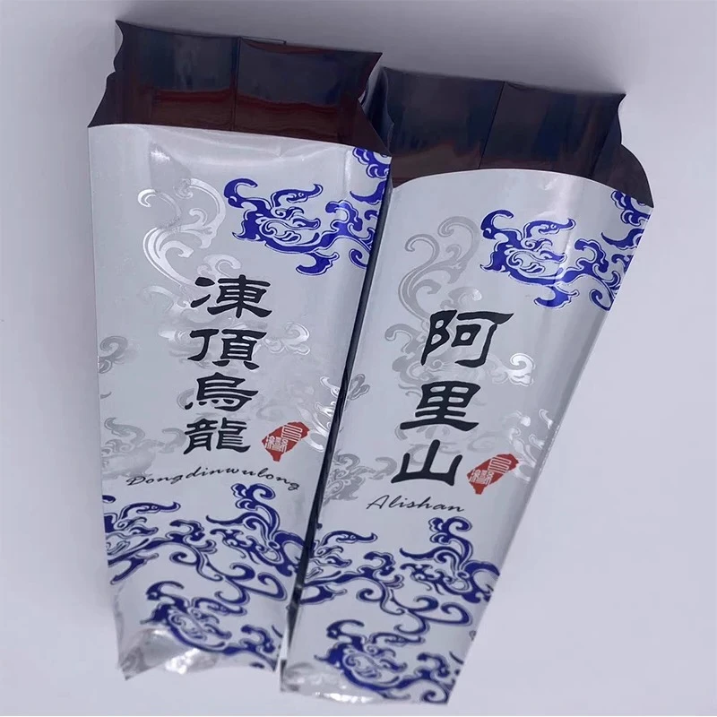 TaiWan Jinxuan Oolong Tea Bag Chinese Blue and White Style 150g/250g Thicken Iron Guan Yin Teabag ALiShan Vacuum Packaging Bag