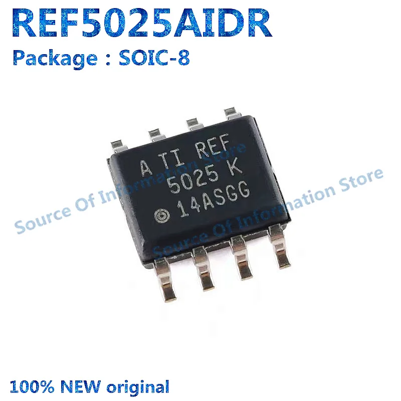 

10Pcs, REF5025AIDR SOIC-8 2.5V Precision Series Voltage References