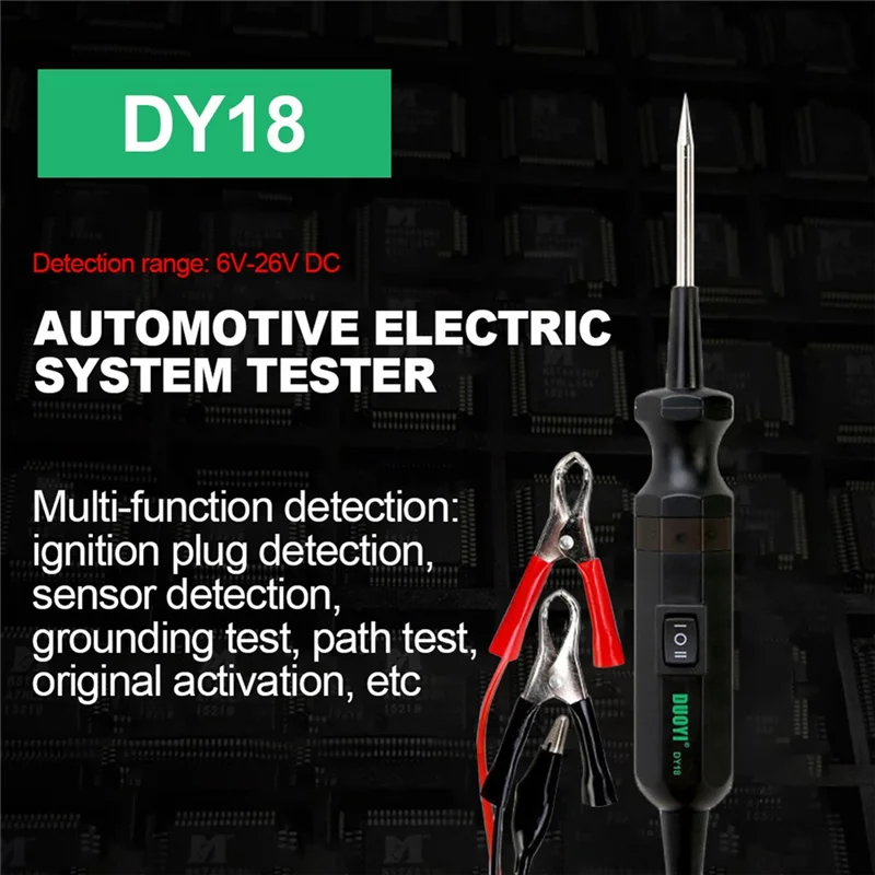 ABNC-DUOYI DY18 Electrical System Tester Component Testing Automotive Wiring On-Off Repair