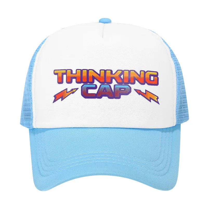 قبعة بيسبول Stranger Things - Bioworld مرخصة بشبكة إسفنجية Snapback قابلة للتعديل، قبعة شمس عصرية Netflix TV Show الأكثر مبيعًا