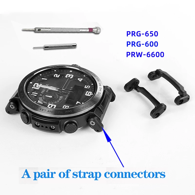 

Refit Watchband Strap Connector For GSHOCK PRG-600YB PRG-650 PRW-6600 PRG600 Series Plastic Adapter PROTREK Converter with tools