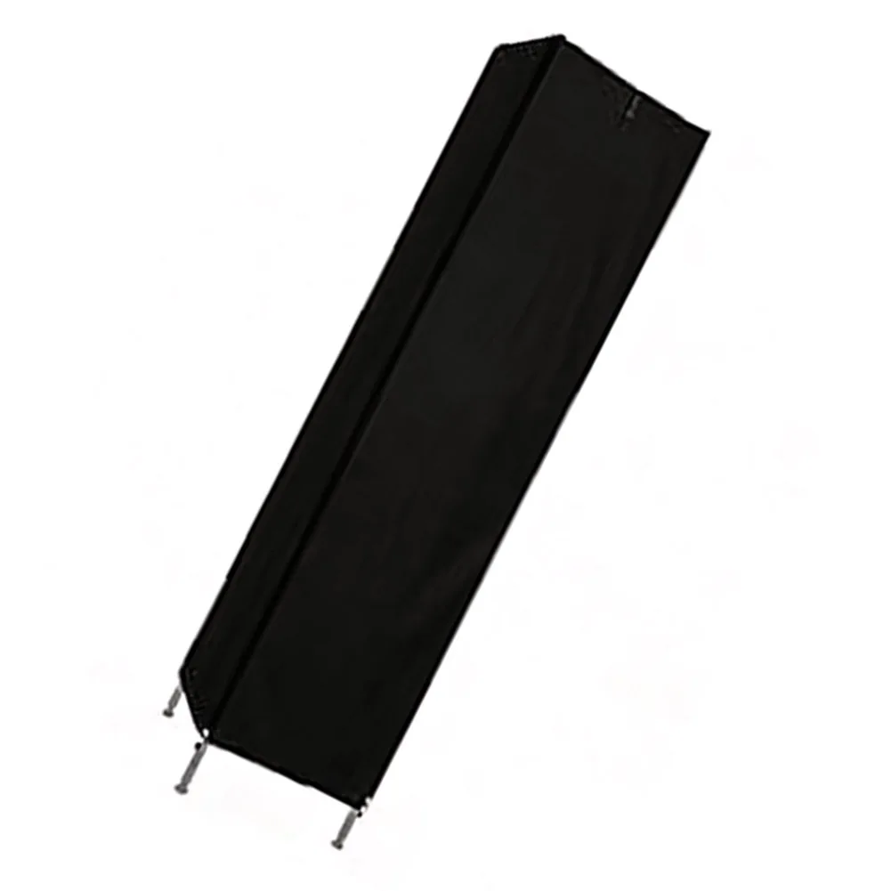 Waterproof Shelf Cover with Zipper for Wire Shelving Units Dustproof Polyester Design Compatible with Common Storage Rack Sizes