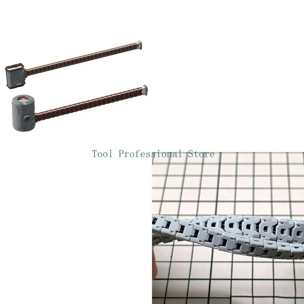 57QF Customizable Plastic Shells Track Components HS031/32 Flexible Cartridges Chain for Realistic Fire System Modeling