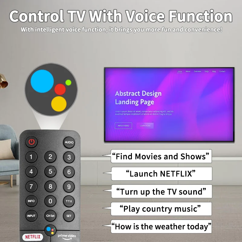 XMRM-19 Voice Remote Control Compatible With TV P1 Smart TV Series L32M6-6AEU L43M6-6AEU L50M6-6AEU L55M6-6ESG L55M6-6AEU L75M6-