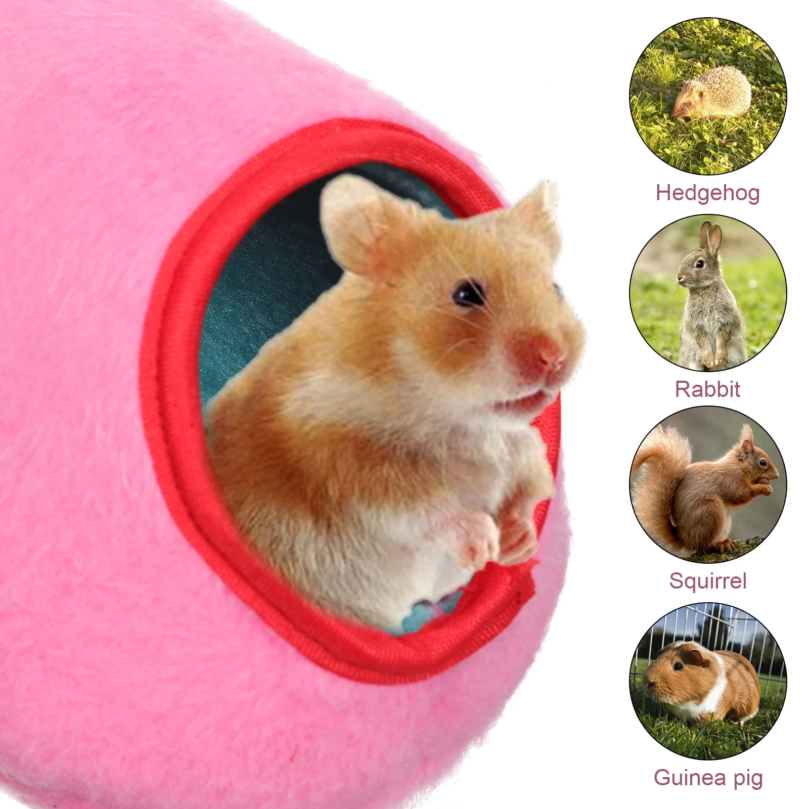 

1Set Hamster Conch Nests Pet Sleeping Beds Warm Nests Hanging House for Small Animals Adorable Design Easy to Clean