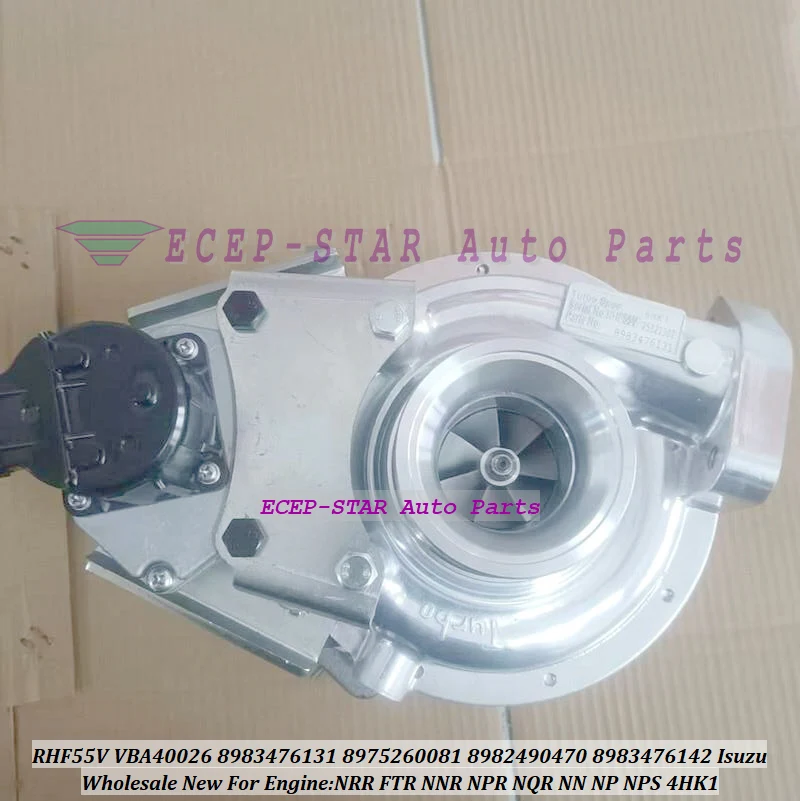 

RHF55V 8983476131 VBA40026 8975260081 8982490470 8983476142 Турбо для грузовика Isuzu NRR FTR NNR NPR NQR NN NP NPS 4HK1 W5500