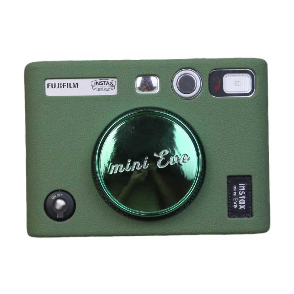 ملحقات كاميرا جديدة لحقيبة حماية من السيليكون لهاتف Fujifilm Instax Mini EVO (أسود/برتقالي/أخضر/أزرق/أبيض)