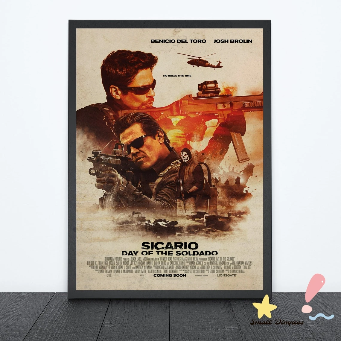 Sicario 2 Soldado Movie Poster Canvas Art Print Home Decoration Wall Painting ( No Frame )