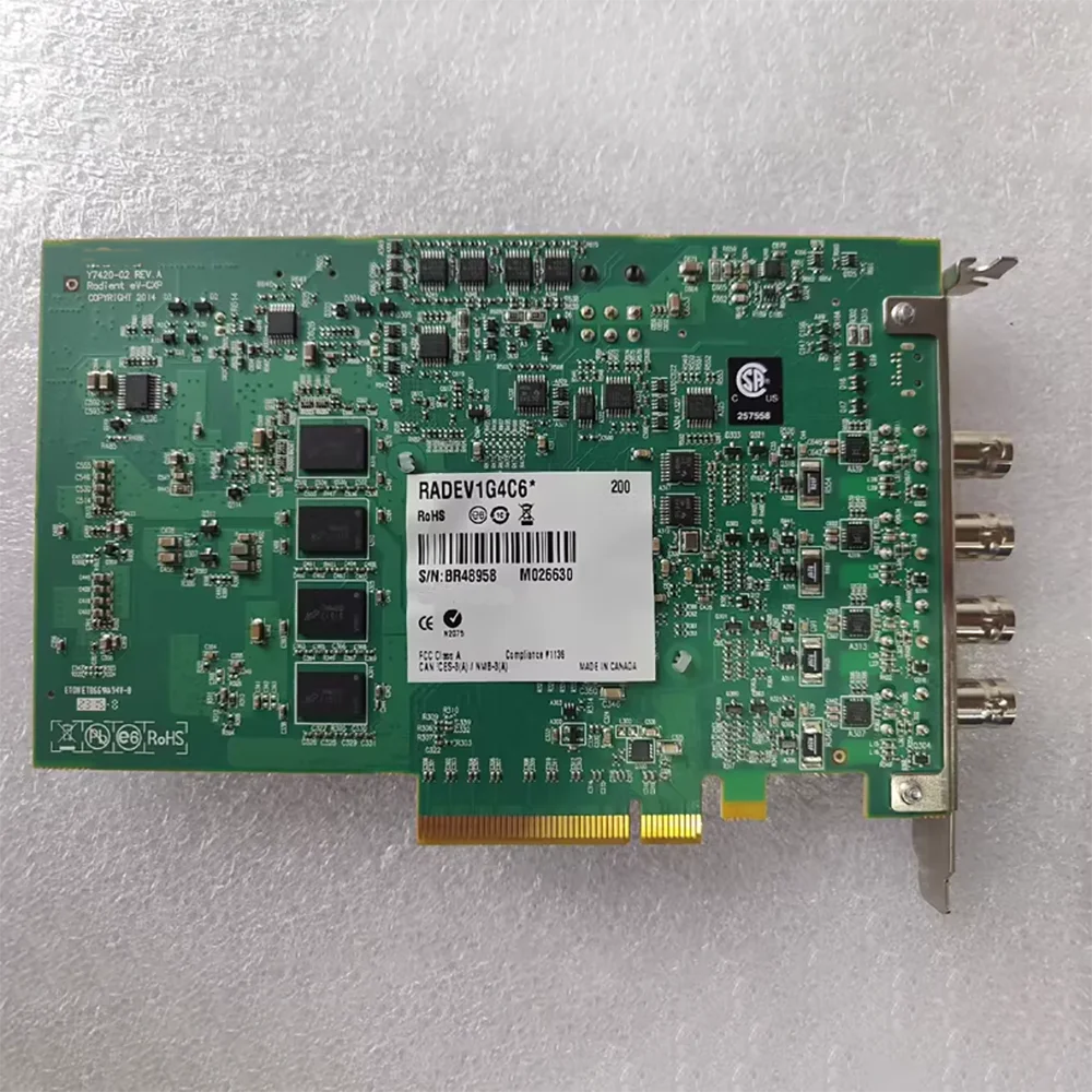 For MATROX Acquisition card RADEV1G4C6 coaxpress