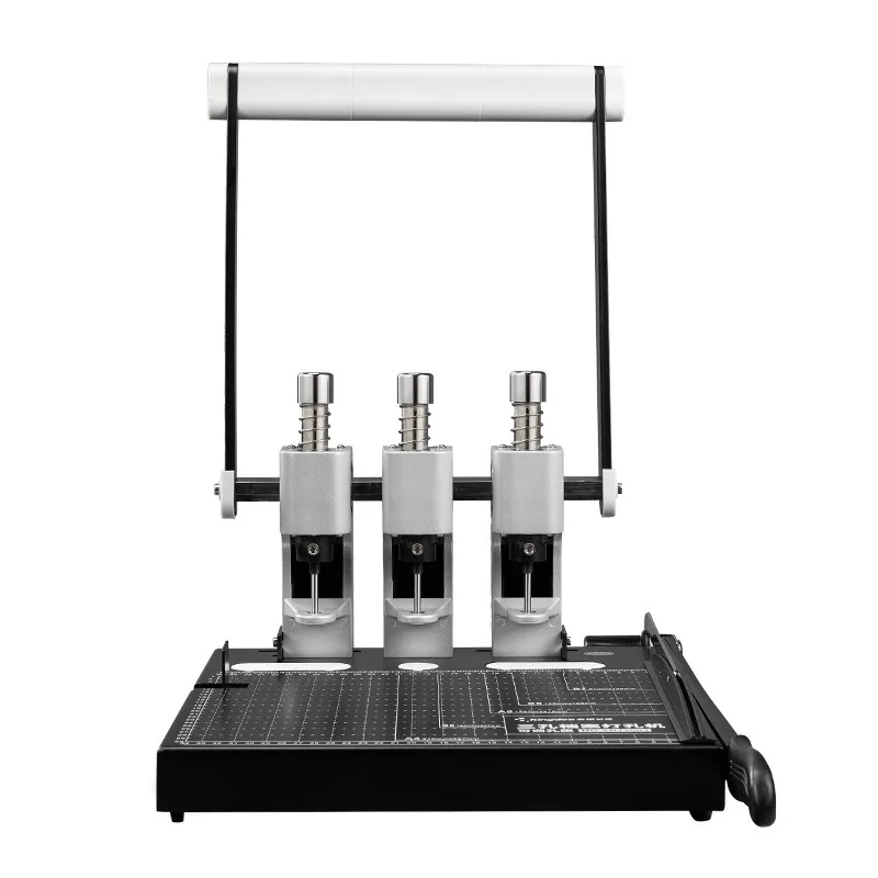 Financial voucher binding machine, accounting file punching machine line installation machine