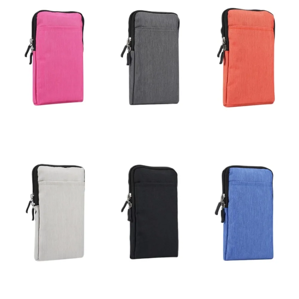 Oxford cloth wear-resistant mobile phone bag wear belt hanging waist bag light outdoor portable shoulder bag