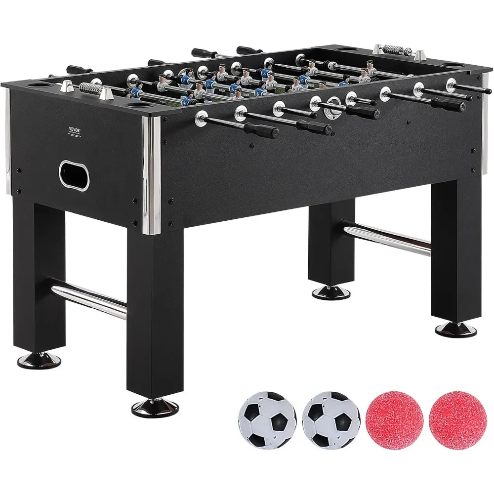 Foosball Table, 55 inch Standard Size Foosball Table, Indoor Full Size Foosball Table for Home, Family, and Game Room, Soccer