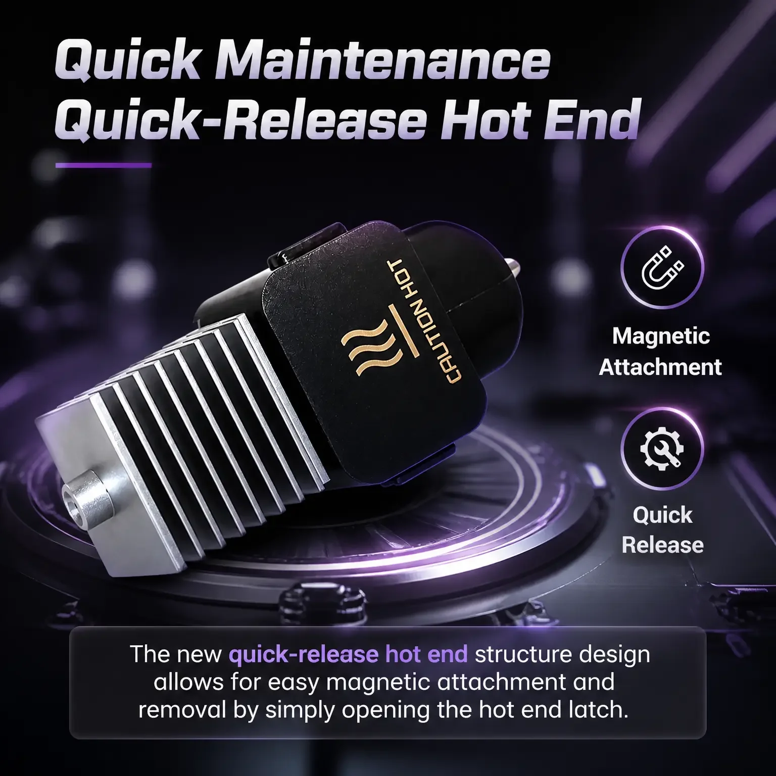Upgrade Hotend for Bambu Lab A1/ A1 Mini/A2L Hardened Steel Integrated High-Precision A1 Nozzle Same as Original Quality Hotend