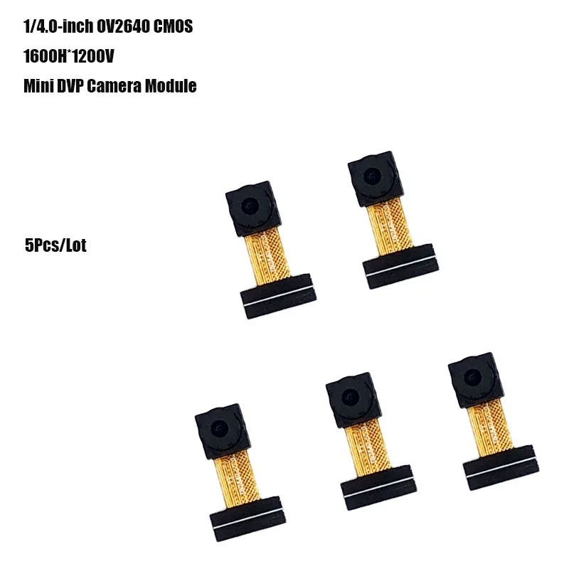 5Pcs OV2640 Camera Module 2 Million Pixel 68/120/160 Degree DVP Interface ESP32 Microcontroller YUV JPGE