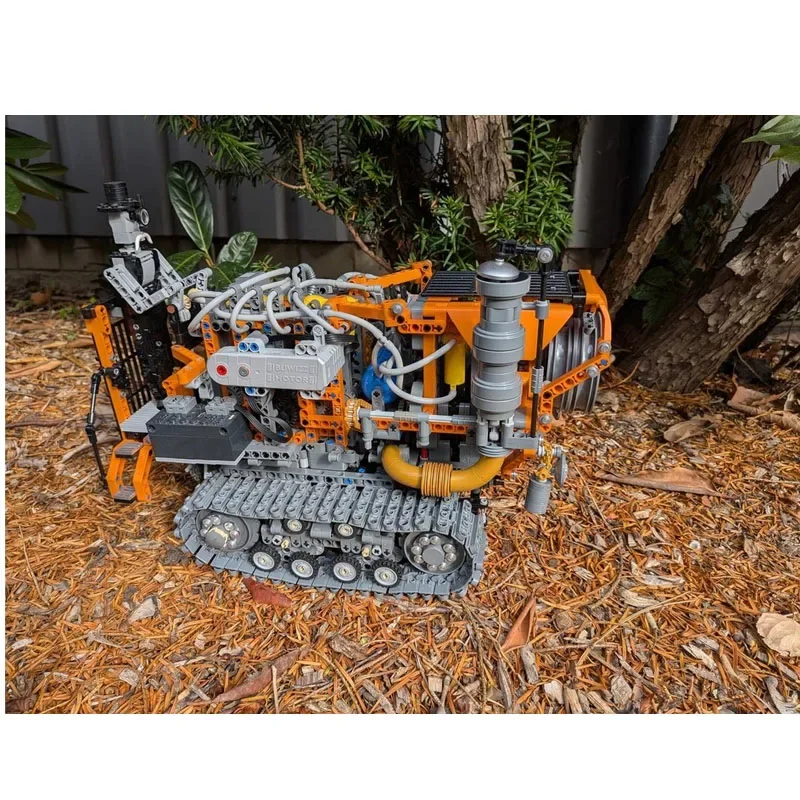 

MOC-233465 Новый стимпанк, гусеница, трактор, строительные блоки, модель 2839, деталиMOC, креативные строительные блоки для мальчиков и детей на день рождения, игрушка