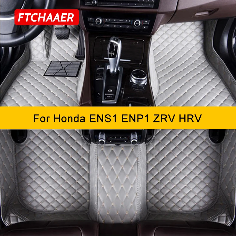 

FTCHAAER Custom Car Floor Mats For Honda E:NS1 E:NP1 ZRV HRV Auto Carpets Foot Coche Accessorie