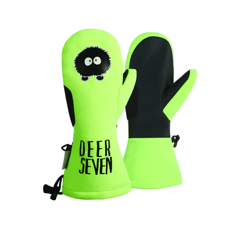 

Мужские и женские лыжные перчатки для зимних видов спорта на открытом воздухе, ветрозащитные, водонепроницаемые, теплые флисовые перчатки для катания на лыжах и сноуборде, детские лыжные перчатки