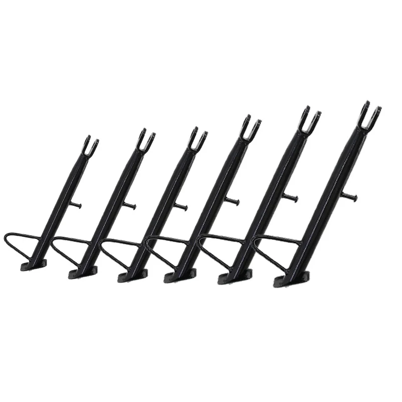 Universal Motorbike Adjustable Kickstand Side Stand Parking Foot Support Tripod Holder For Scooter Electric Dit Pit Bike