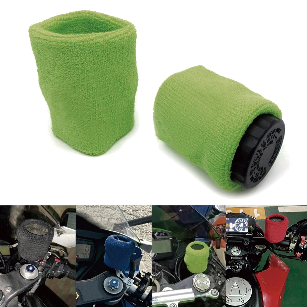 

Motorcycle Brake Reservoir Socks Oil Fluid Tank Protective Cover For Kawasaki Z650 Z750 Z800 Z900 Ninja650 ZX6R ZX9R ZX10R ZX12R
