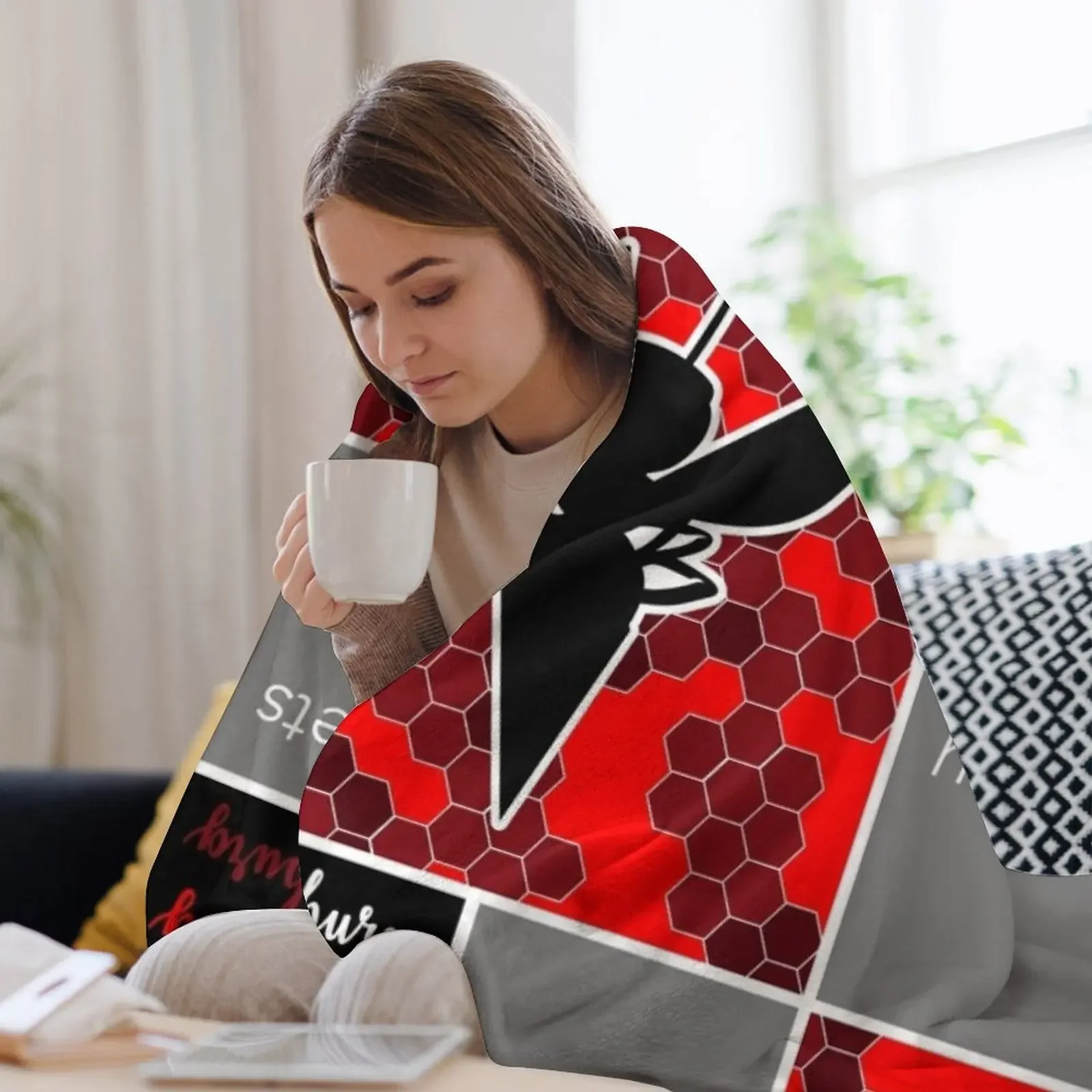 بطانية رمي بنمط لينشبورغ، أسرة ناعمة، بطانيات نزهة ثقيلة للهالوين