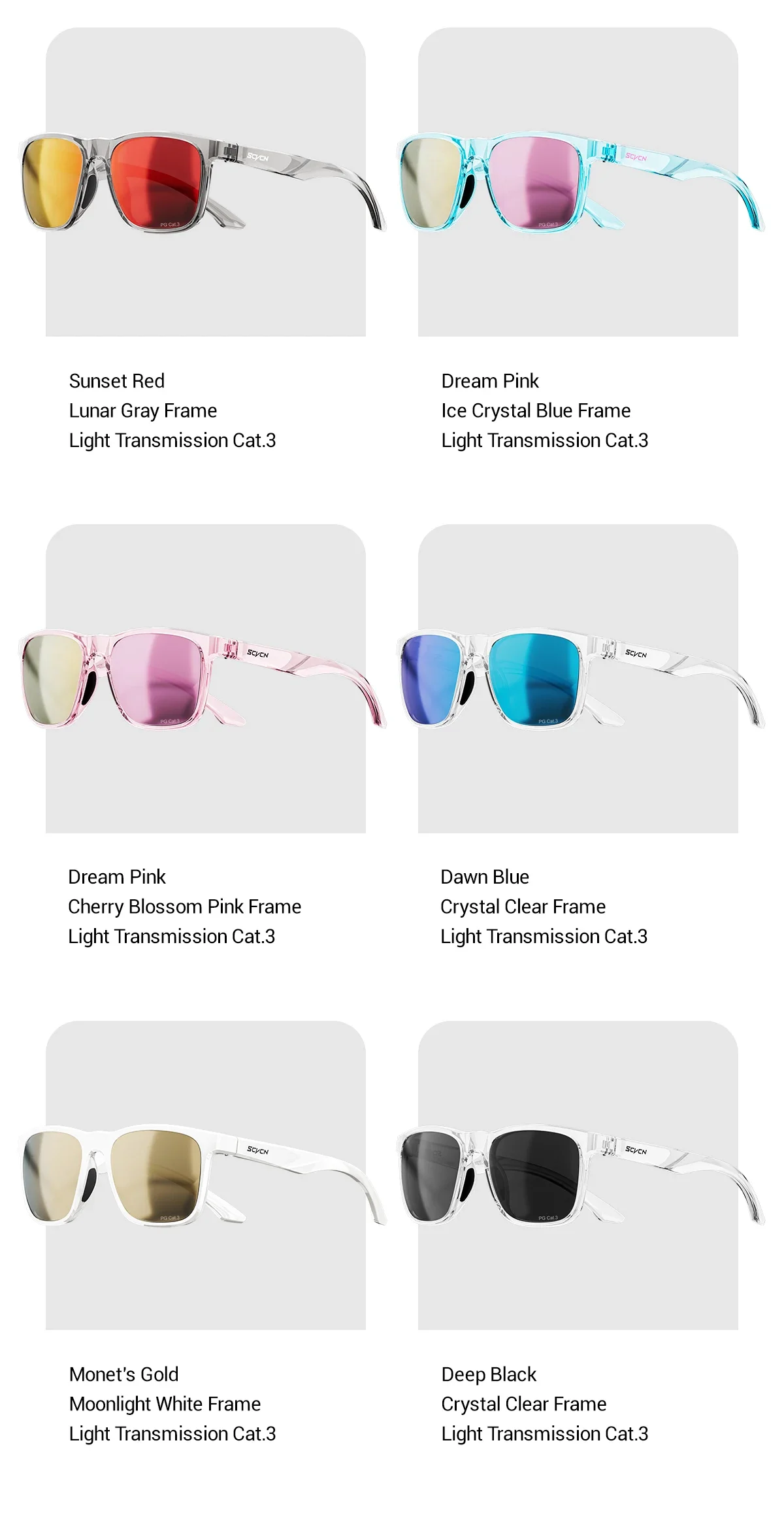 SCVCN Outdoor Polarisierte Sonnenbrille für Strand, Meer, Plattform, Angeln, Radfahren, Herren-Sportbrille, UV400-Schutz, Wassersport-Brille – Detail 19