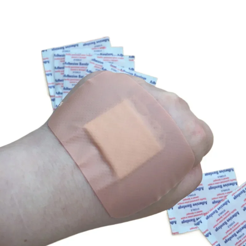 20 ชิ้น/เซ็ตขนาดใหญ่ Band Aid เข่า Dressing Patch แผลพลาสเตอร์สําหรับ First Aid เทปกาวผ้าพันแผลกล้ามเนื้อเทป Woundplast