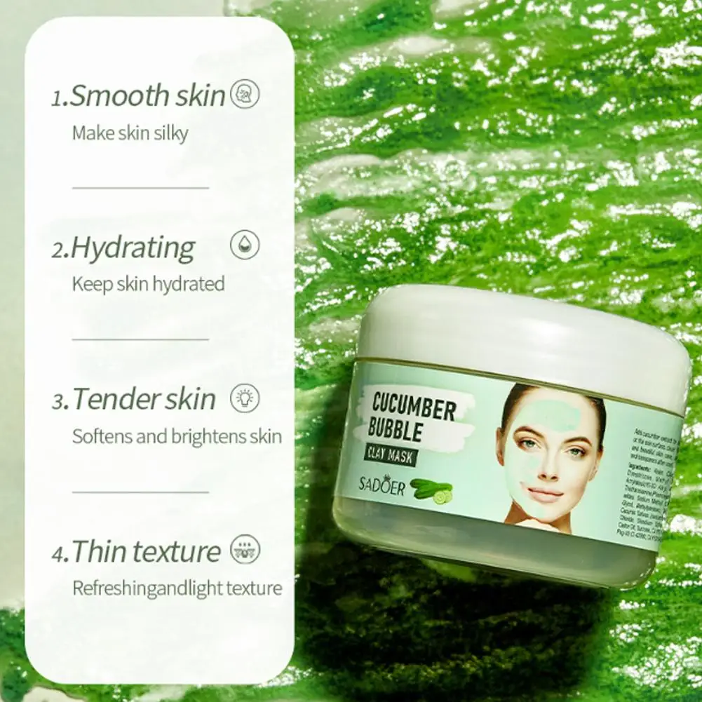 100g Peach Deep Cleansing Bubble Clay Facial Mask Remove Korean Blackheads Skin Moisturizing Oil Mud Control Face Masks Smo K3G2