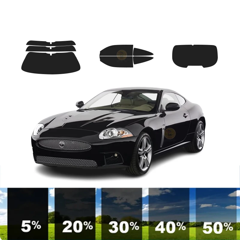 precut Removable Window Tint Film For Car 100% UVR 5%-70%VLT Heat Insulation Carbon ﻿For JAGUAR XK 2 DR COUPE 1997-2004