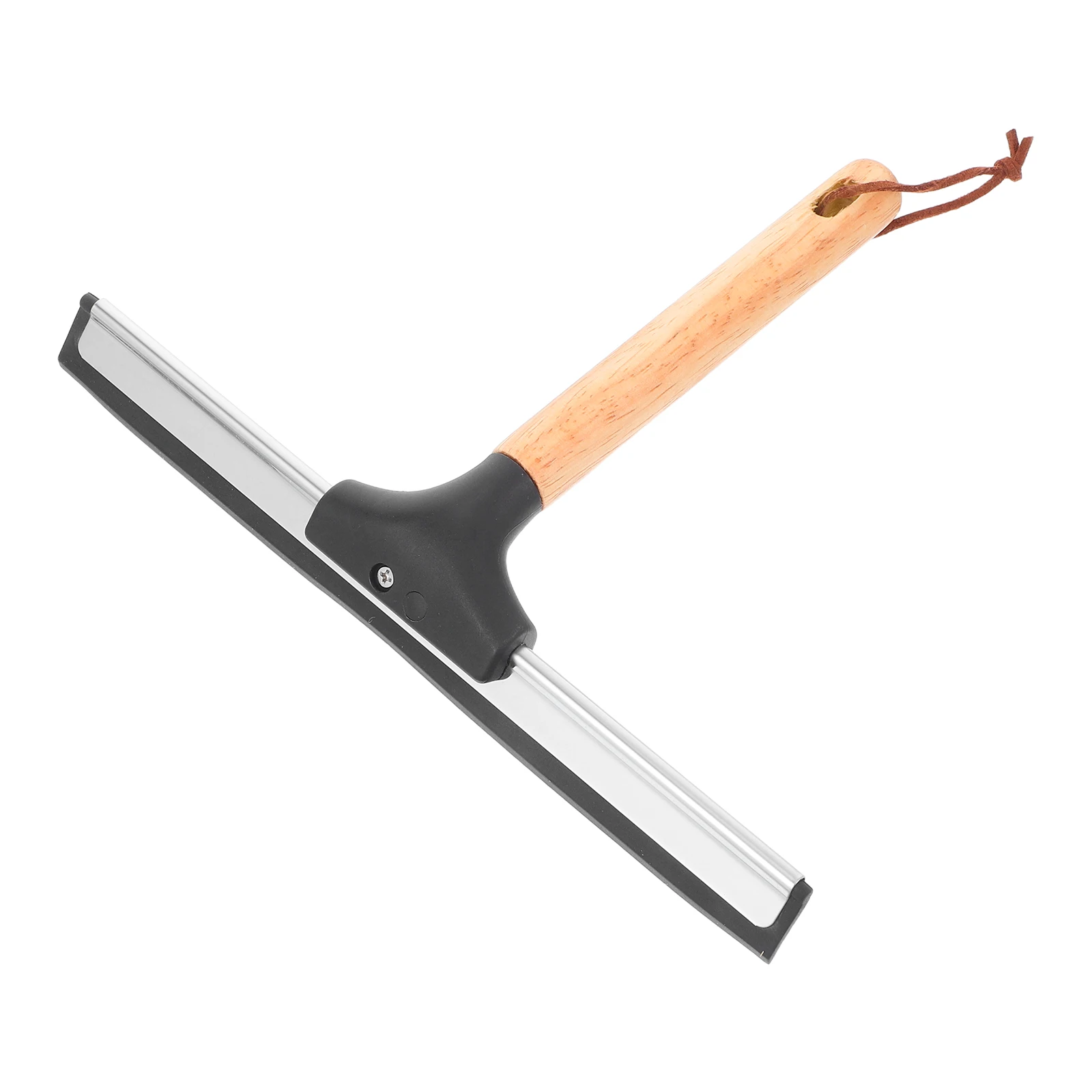 

Wooden Handle Glass Scraper 10 Inch Squeegee for Windows Mirrors Walls Shower Door Cleaner Bathroom Tool Durability
