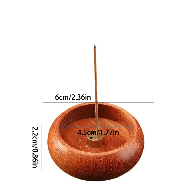 Incense Holder Ash Catcher Bowl Shape Incense Stand Incense Burner For Incense Insert Sticks Yoga Room Living Room Tea House