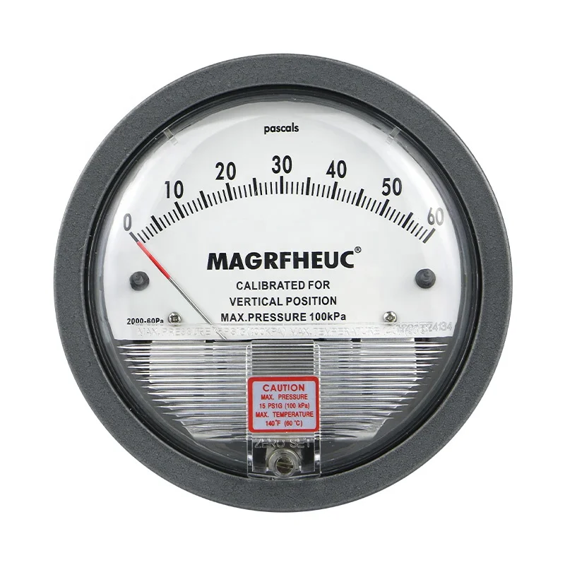 

Micro pressure manometer differential air pressure gauge Air differential pressure gauge