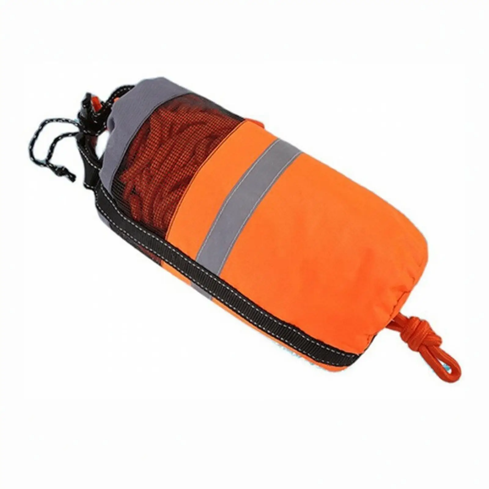 High Visibility Rescue Throw Rope 15M with Drawstring Closure for Water Emergency Assist Bag Portable Boating Accessory Gear