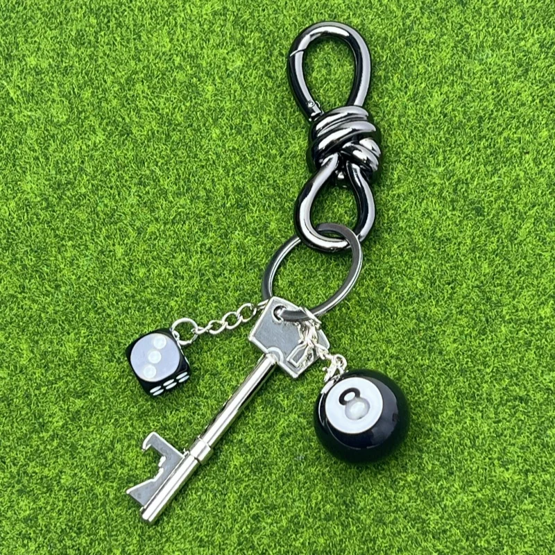 

original Trendy keychain Outdoor Fashion Pendant Waist metal decoration Portable bottle opener Backpack ornament