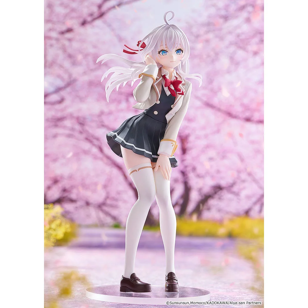 In stock GSC POP UP PARADE Alisa Mikhailovna Kujou L Size Alya Sometimes Hides Her Feelings in Russian Anime Figure Toy Gift