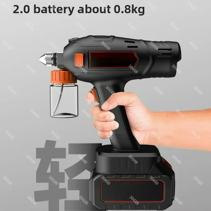 Electric Paint Spray Gun - Cordless, for Home Improvement, Furniture Repair, Touch-up Painting, Diy Projects, Miniature Models