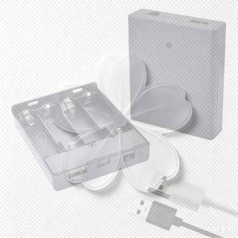 1Pcs USB Power Supply Battery Box Portable Mini 4AA Battery Holder Storage Box Case For LED Strip Light Accessories