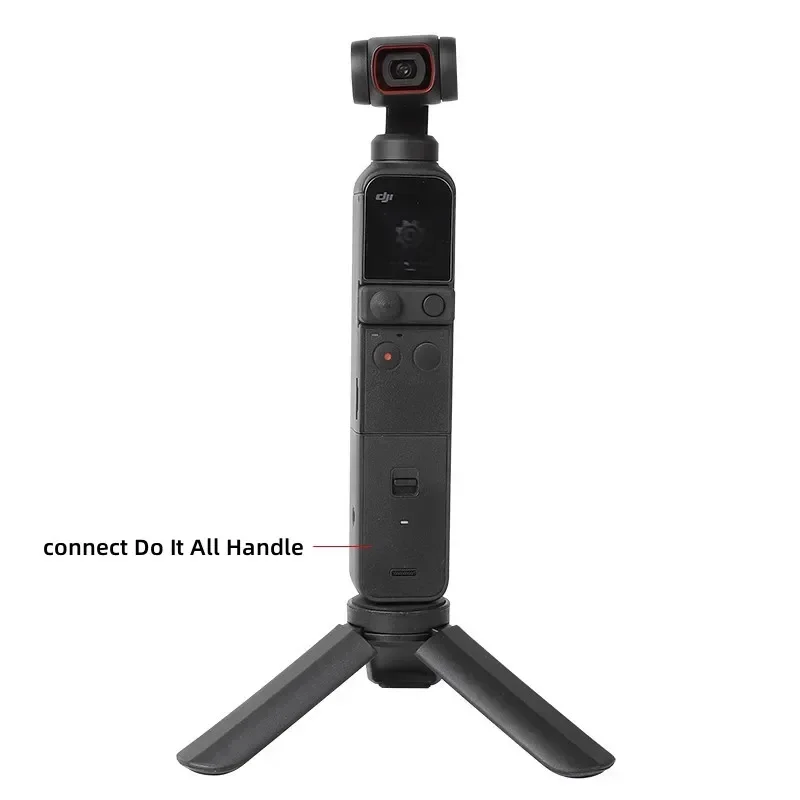 Mini Tripod Sports Gimbal Stand Holder For DJI OSMO Pocket 3 Pocket 2 Gimbal/ DJI Action 4 3 /Gopro Camera Accessories
