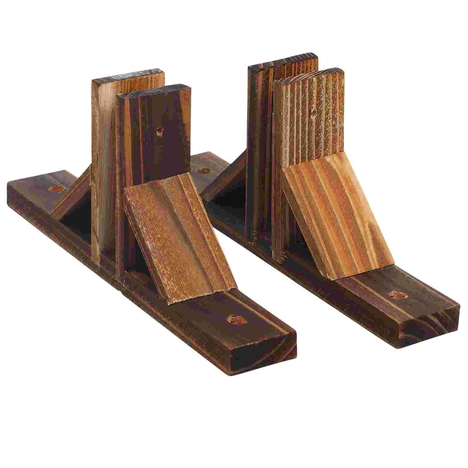 2 Pcs Garden Fence Stand Small Base Wood Cut off Support for Wooden Fences Accessories Stable