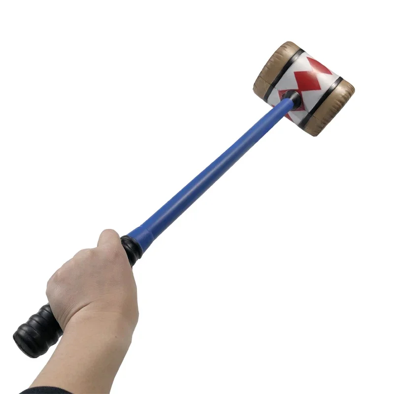 Cosplay 1:1 Anime Hammer Halloween Weapons PU Props Role Playing Game Movie Cos Hammer Model Toy Kids gifts 80cm