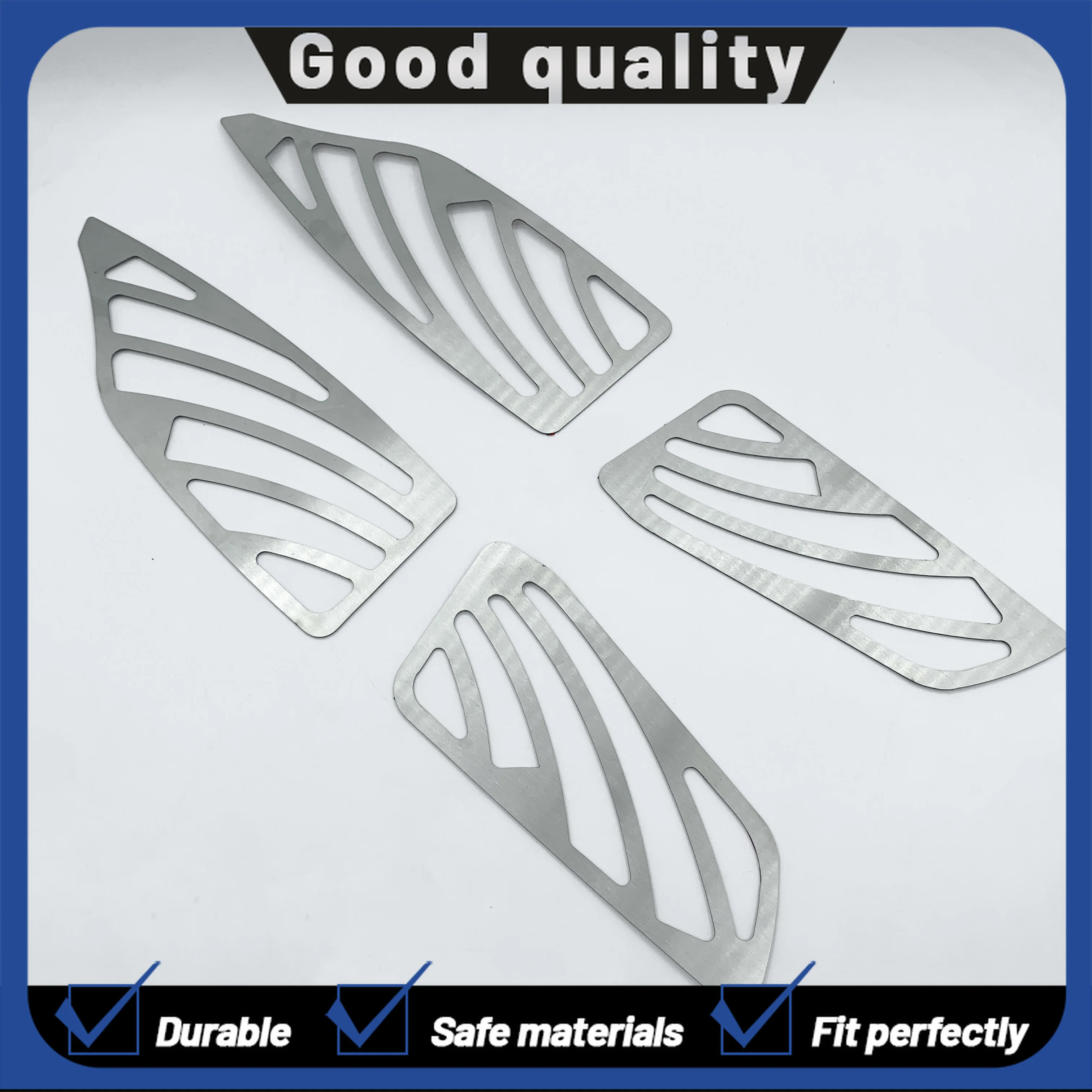 

【Good quality】For ZONTES 350E stainless steel pedal wear-resistant Zontes E350 350E 350-E foot pad pedal