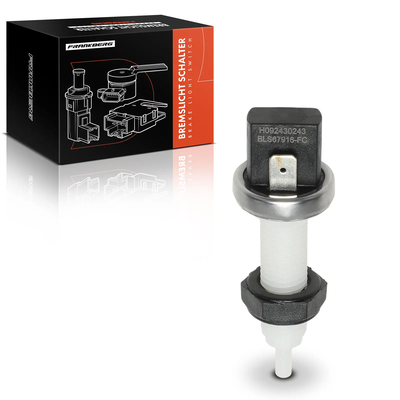 Frankberg 1x Remlichtschakelaar Voor Fiat Argenta Ducato Fiorino Panda Regata Ritmo Talento 82304822 46785168 2101-03720-00000
