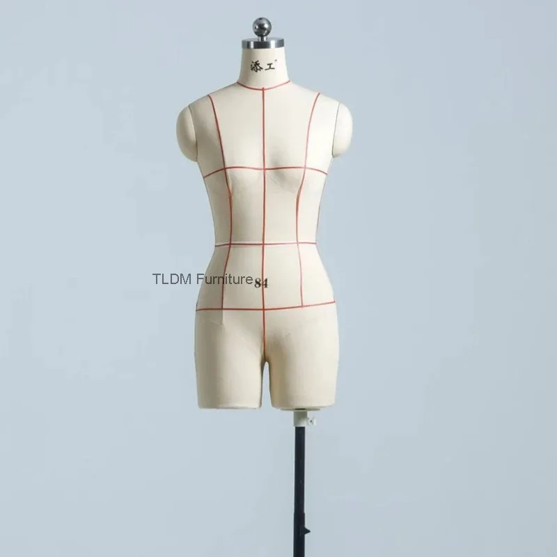 

Women's Half-Body Dress Form with Separate Legs for Draping, Pattern Making and Garment Display Fashion Design Mannequins JT40M