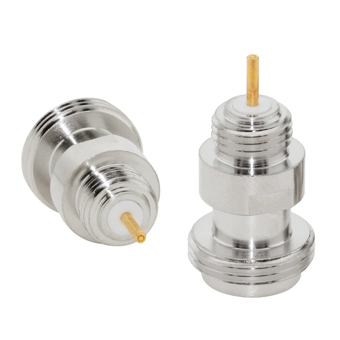 1pc  N Female Jack  RF Coax Adapter Convertor  Solder Post Straight Nickelplated Dedicated Amplifiers NEW Wholesale