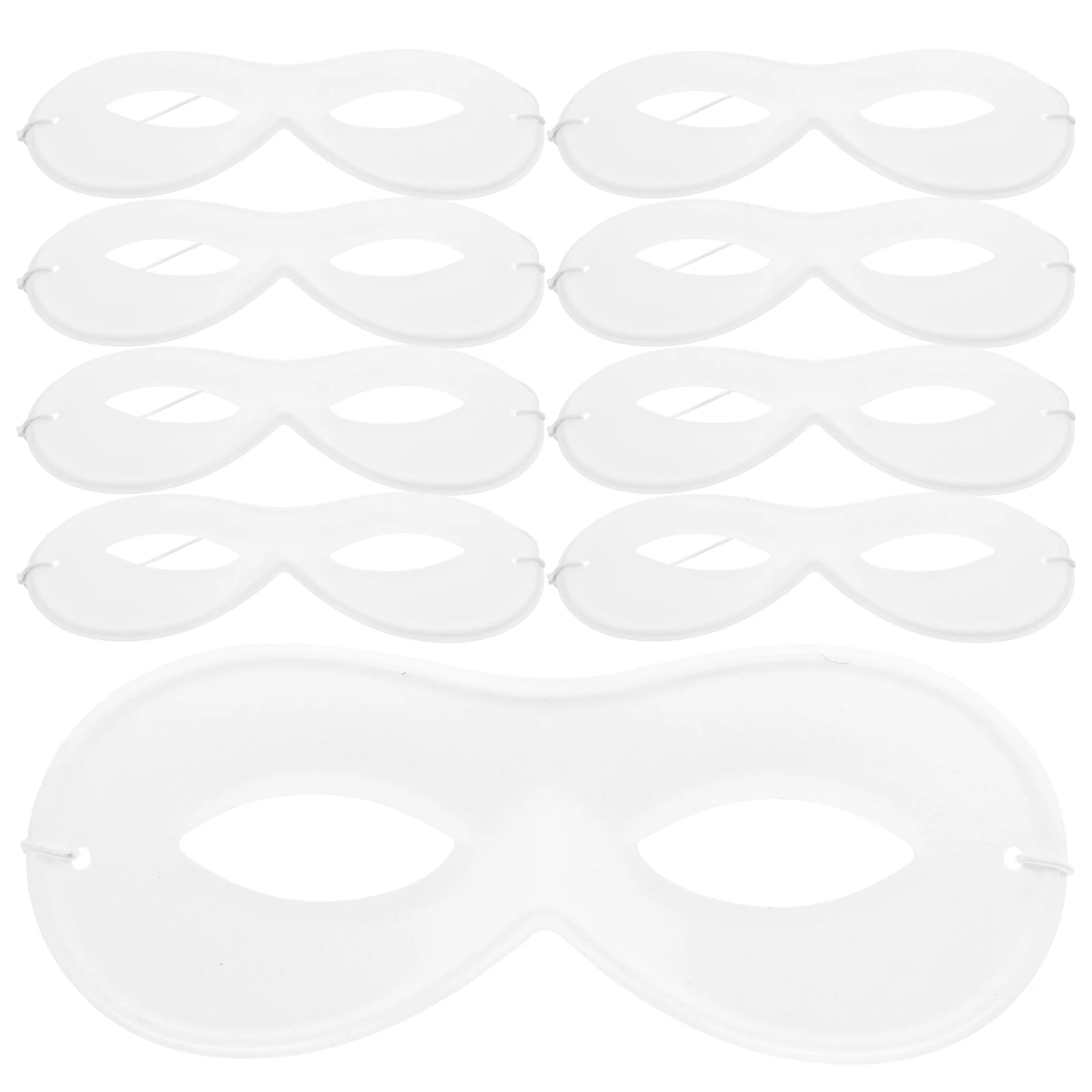 

20 Pcs Children's Graffiti Mask Decorative Paper Make up Carnival Diy Animal Cosplay Pvc Masks Art