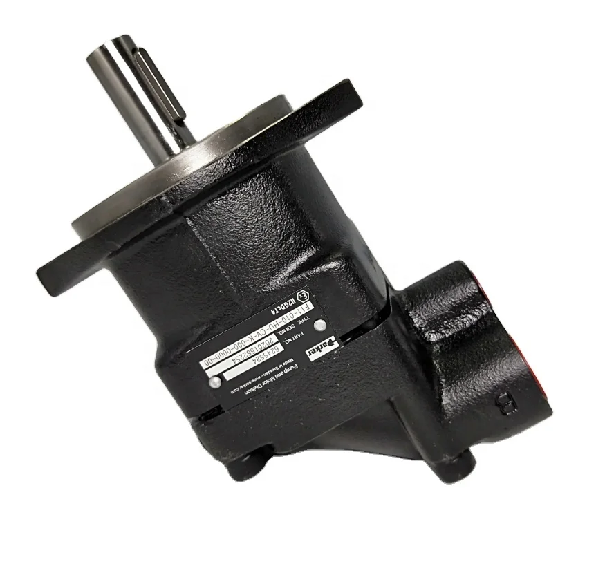 Parker Compatible F11 Series Bent Axis Fixed Displacement Hydraulic Motor F11-005/006/010/012/014/019 For Construction Machinery